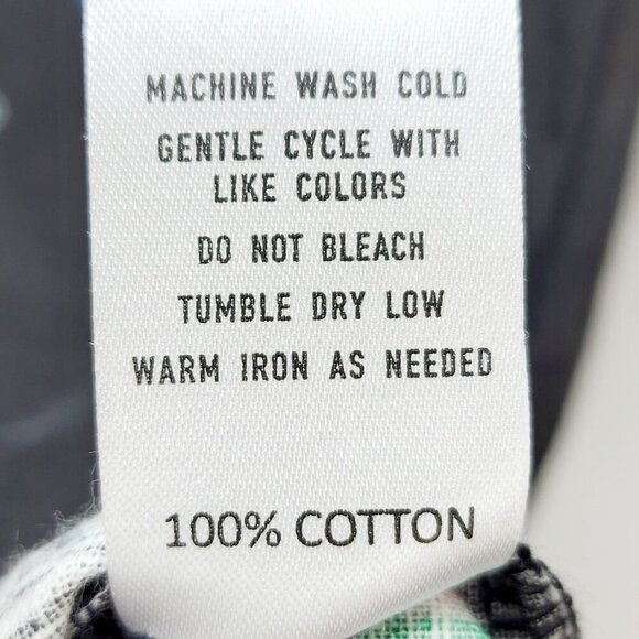 Mens Reverse Threads Black Short-Sleeve Shirt  Tropical Patent Casual Fit Size S - Picture 10 of 10